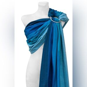 Teal Ombré Lightly Padded Ring Sling